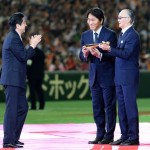 長嶋さんと松井さんの国民栄誉賞