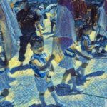 保育園最後の運動会